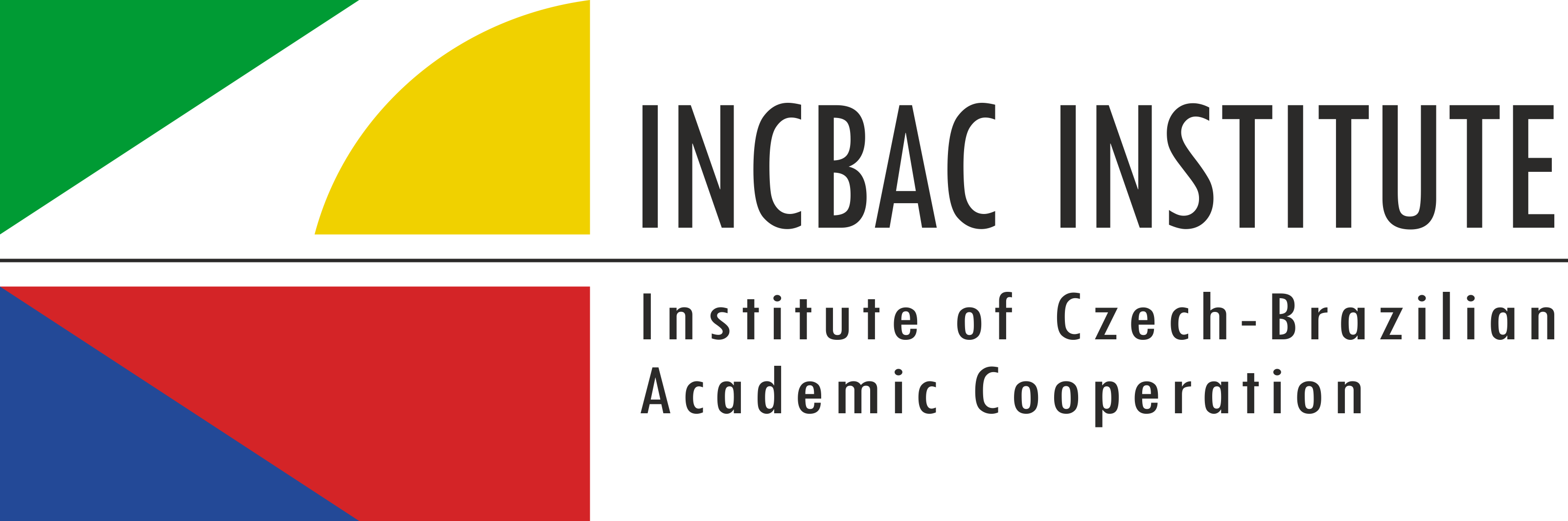 Logomarca do Instituto de Cooperação Acadêmica Tcheco-Brasileiro - INCBAC  